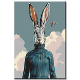 Painting by Numbers Rabbit Animals